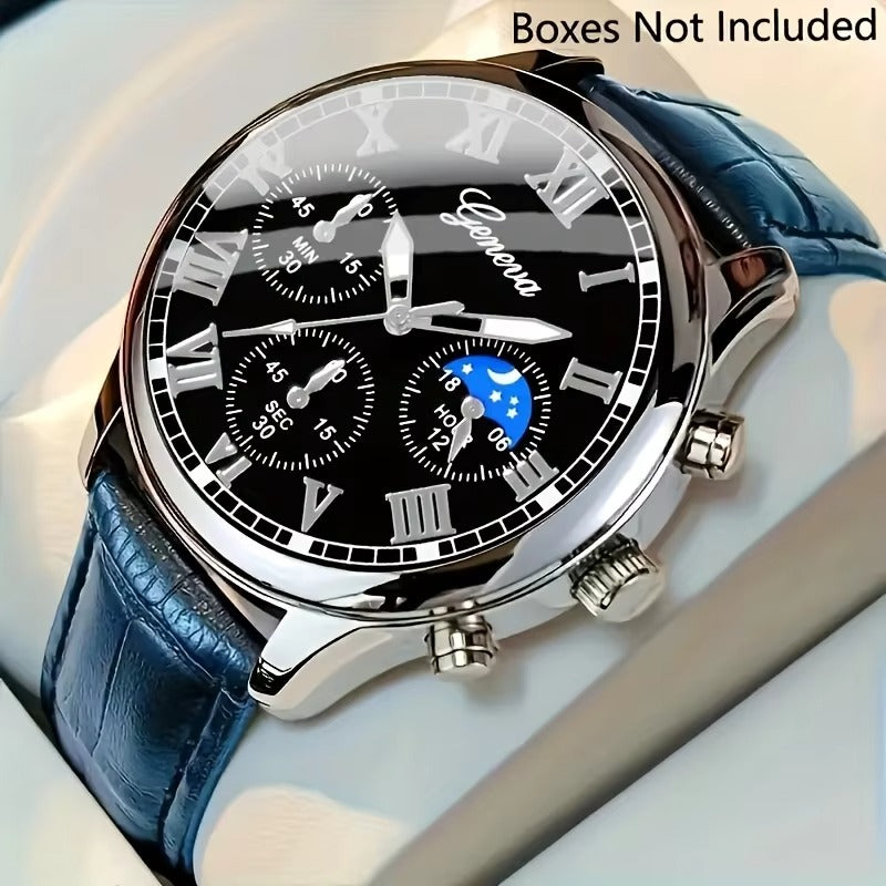 Casual men's quartz watch, fashionable business