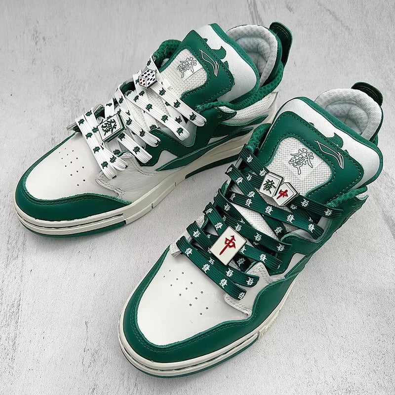 1Pair China Mahjong Shoelace Flat AF1/AJ Sneakers