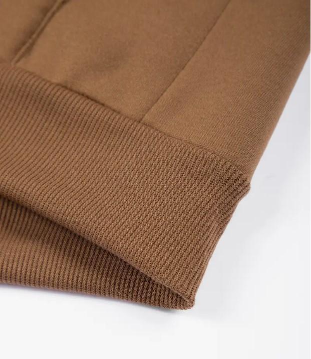 Men Fleece Zip Track Suit Brown Winter WarmMen Fleece Zip Track Suit Brown Winter Warm