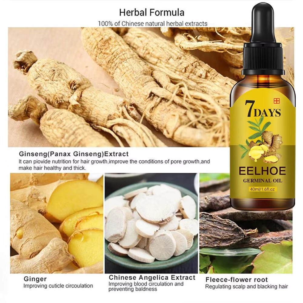Hair Ginger Essential Germinal Oil Moisturizing