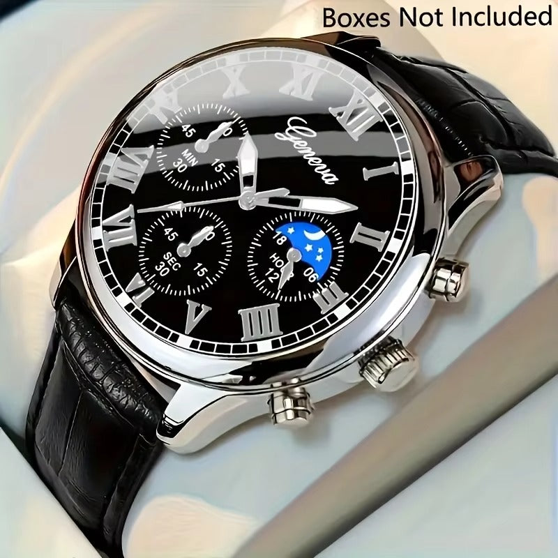 Casual men's quartz watch, fashionable business