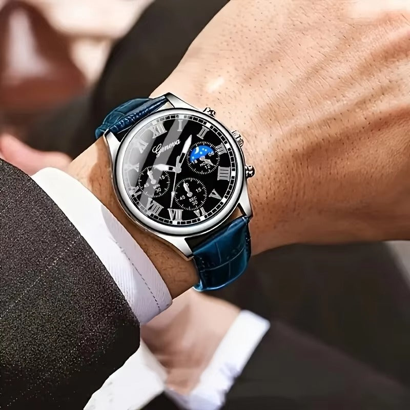 Casual men's quartz watch, fashionable business