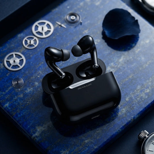 Premium Black AirPods – Wireless Bluetooth