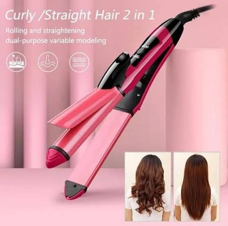 2in1 Nova Hair straightener & Curler