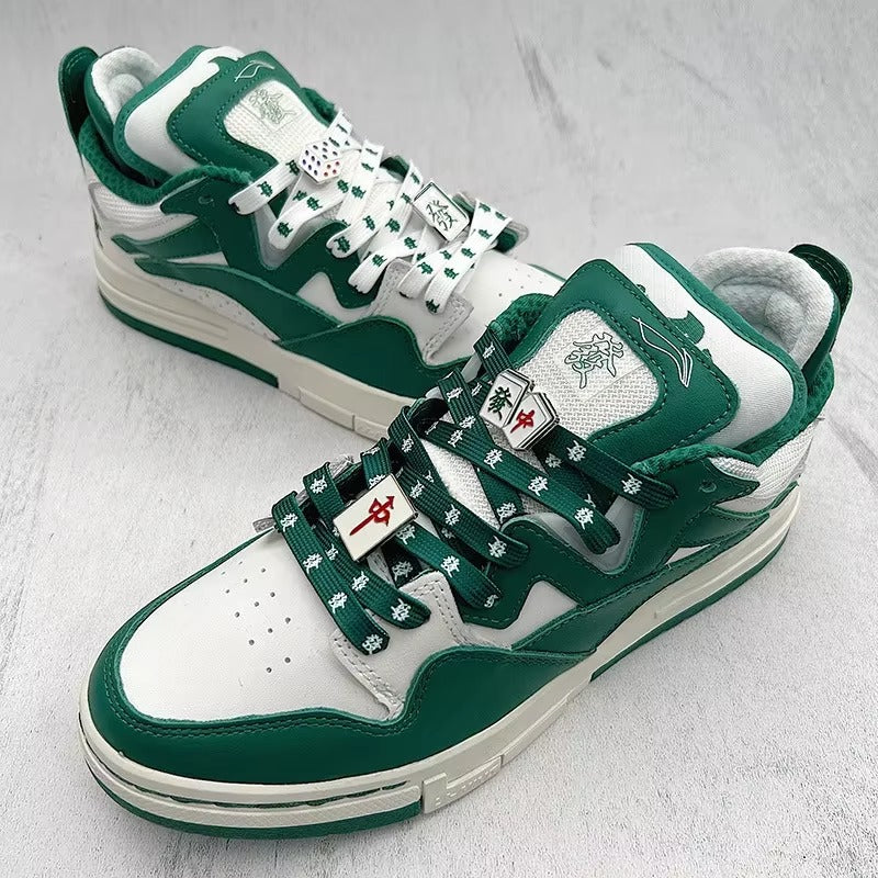 1Pair China Mahjong Shoelace Flat AF1/AJ Sneakers