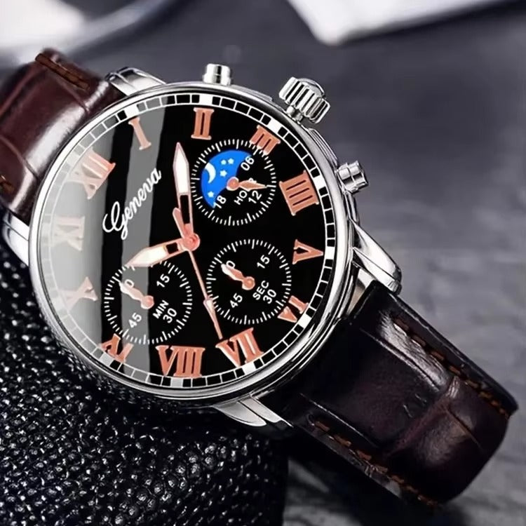 Casual men's quartz watch, fashionable business