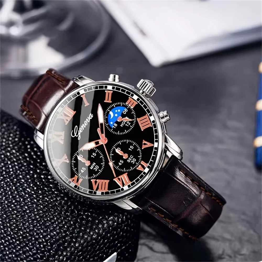 Casual men's quartz watch, fashionable business