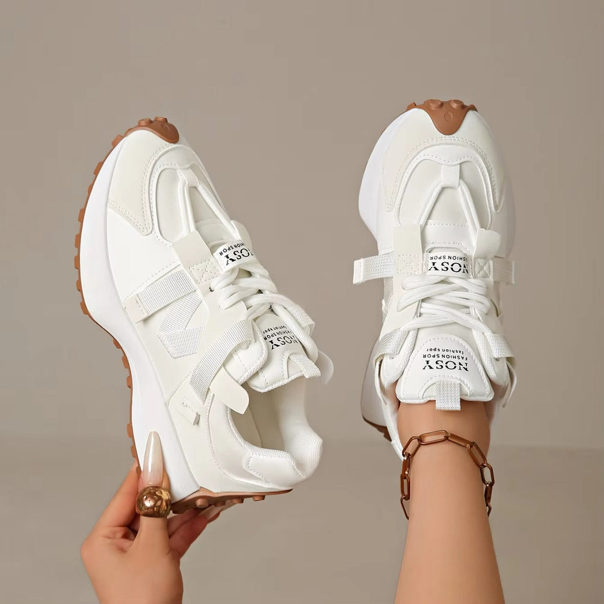 Women Sneakers Mesh Breathable Platform Sneakers