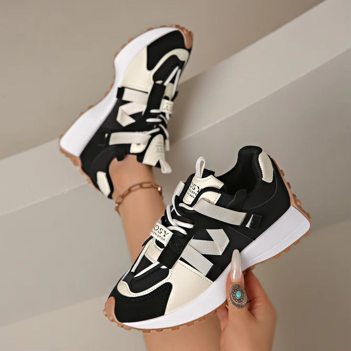 Women Sneakers Mesh Breathable Platform Sneakers