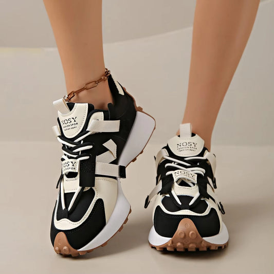 Women Sneakers Mesh Breathable Platform Sneakers