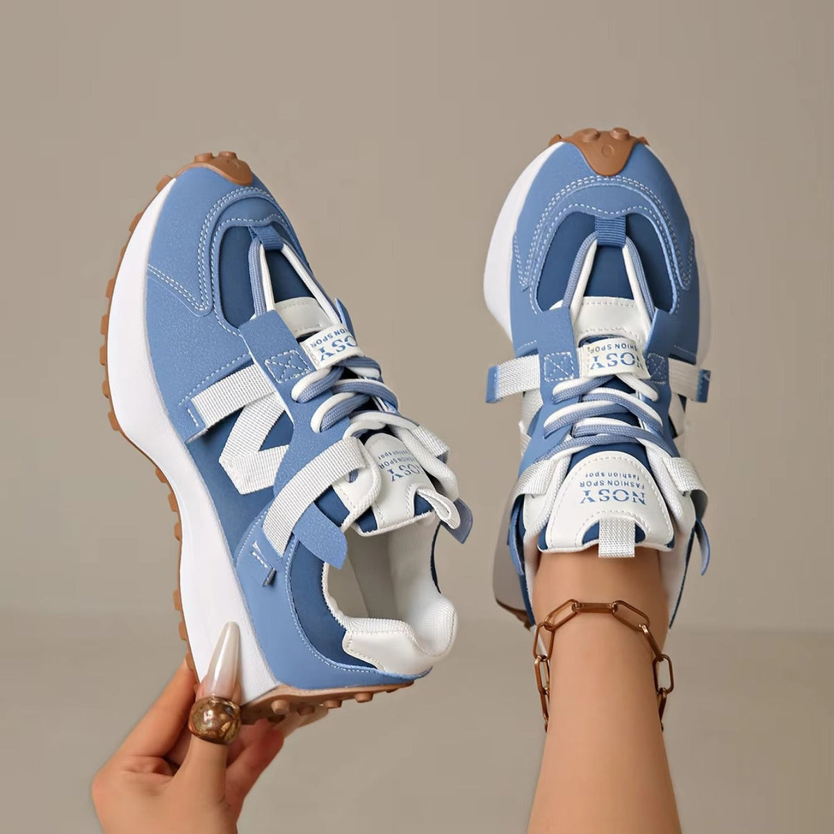 Women Sneakers Mesh Breathable Platform Sneakers