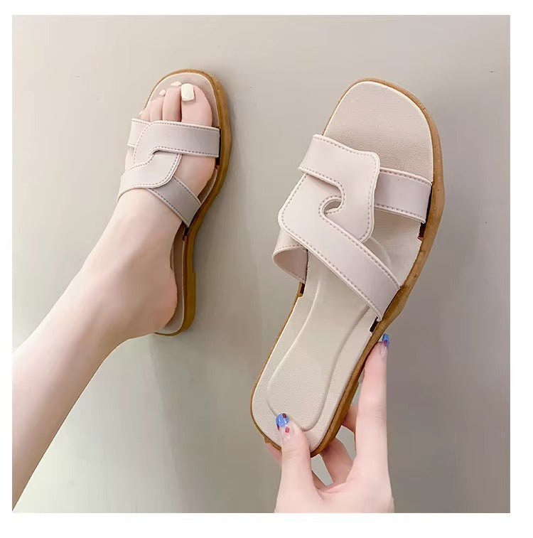 2026 Summer Women's Sandals Cross Band Design Beach Women's