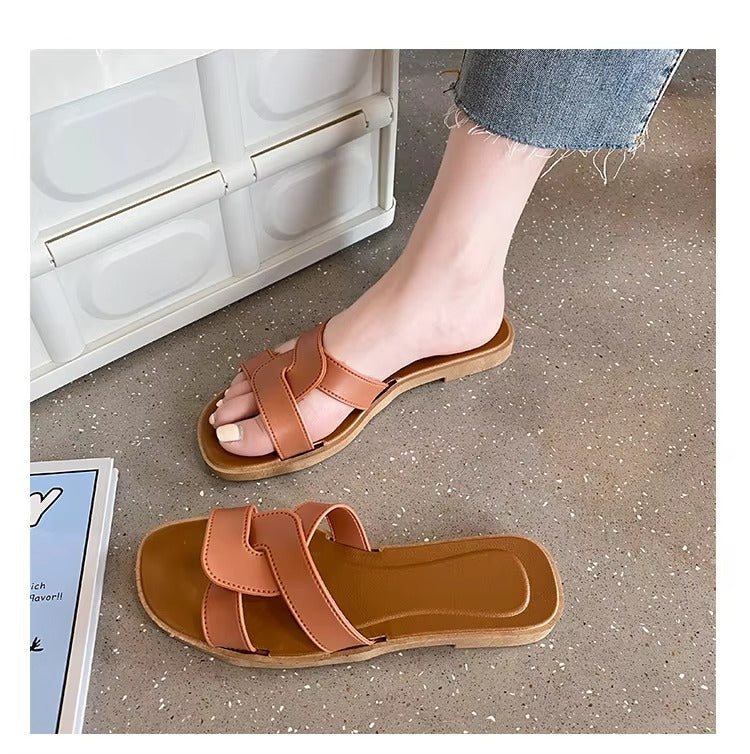2026 Summer Women's Sandals Cross Band Design Beach Women's